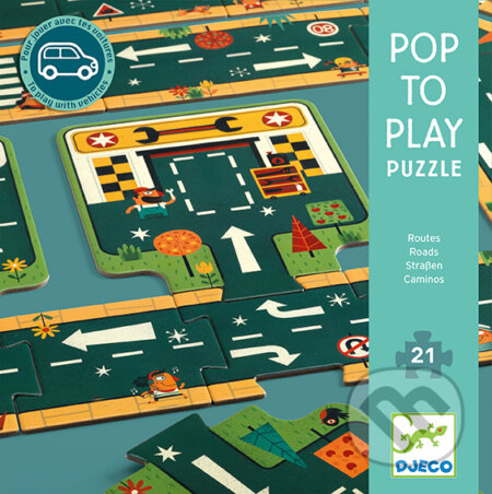 Pop to play puzzle, Djeco, 2022