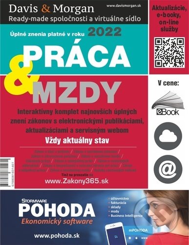 Práca a mzdy 2022, DonauMedia, 2022