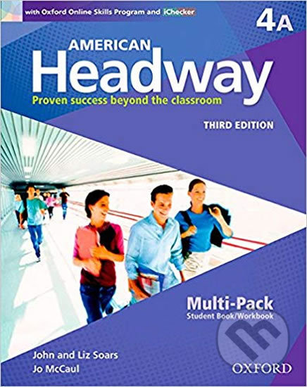 American Headway 4: Student´s Book + Workbook Multipack A (3rd) - Liz Soars, John Soars, Oxford University Press, 2016