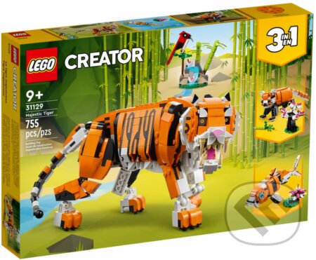 LEGO Creator 31129 Majestátny tiger, LEGO, 2021