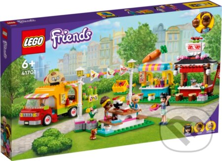 LEGO Friends 41701 Pouličný trh s jedlom, LEGO, 2021