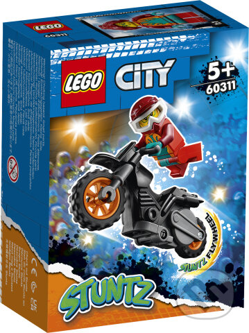 LEGO City 60311 Ohnivá kaskadérska motorka, LEGO, 2021