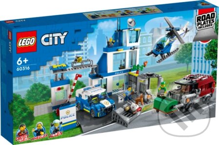 LEGO City 60316 Policajná stanica, LEGO, 2021