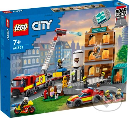 LEGO City 60321 Hasičská zbrojnica, LEGO, 2021