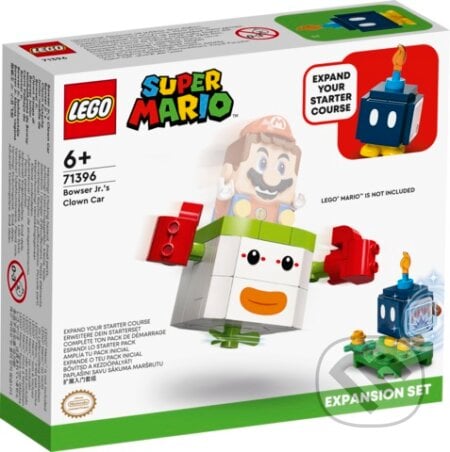 Lego Super Mario 71396 Bowser Jr. a Clown Car - rozširujúci set, LEGO, 2021