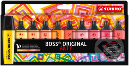 Zvýrazňovač - STABILO BOSS ORIGINAL - ARTY - 10 ks balenie