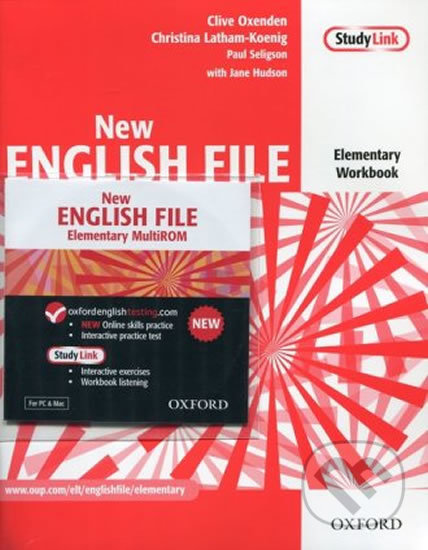 New English File Elementary: Workbook with Multi-ROM Pack - Clive Oxenden, Oxford University Press, 2004