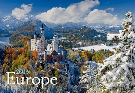 Europe - nástenný kalendár 2013, Spektrum grafik, 2012
