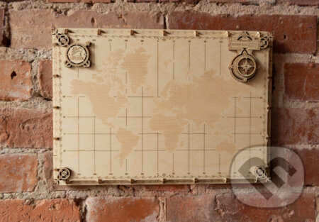 Expedičná mapa Sveta – Séria Dot - hra z kategorie 3D puzzle