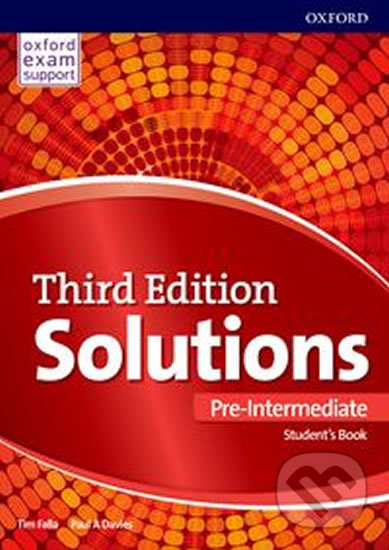 Solutions Pre-intermediate: Student´s Book 3rd (International Edition) - Paul Daviesp, Oxford University Press, 2016
