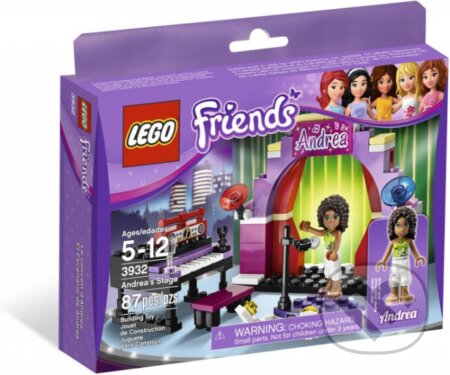LEGO Friends 3932-Andrea na pódiu, LEGO, 2012