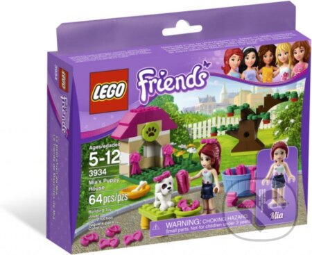 LEGO Friends 3934-Mia a búda pre šteniatko, LEGO, 2012