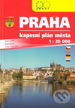 Praha - Kapesní plán města 1:20 000, Žaket, 2012