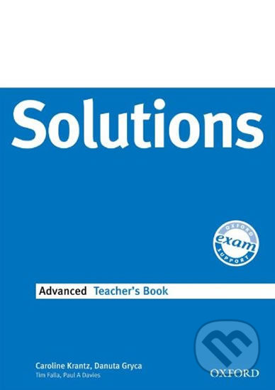 Maturita Solutions Advanced: Teacher´s Book - Caroline Krantz, Oxford University Press, 2009
