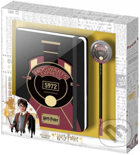 Poznámkový blok s perom Harry Potter: Express set 2 ks, Harry Potter, 2021
