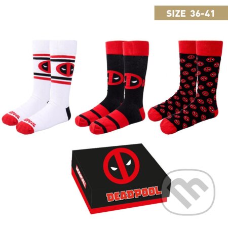 Ponožky Marvel: Deadpool (EU 36-41), Deadpool, 2021
