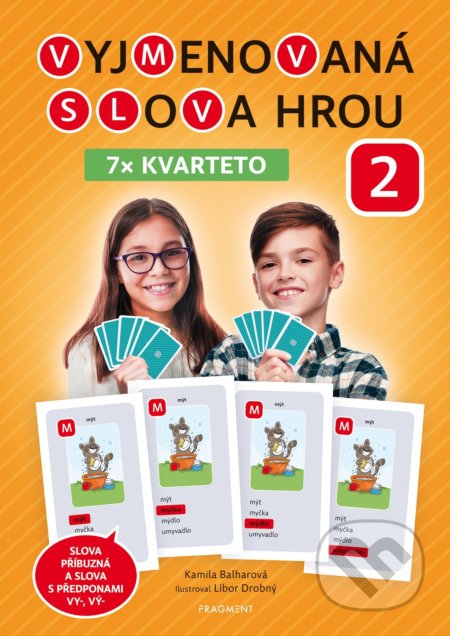 Vyjmenovaná slova hrou 2 (Kvarteta - slova příbuzná a slova s předponami vy-, vý-) - kniha z kategorie 1. stupeň