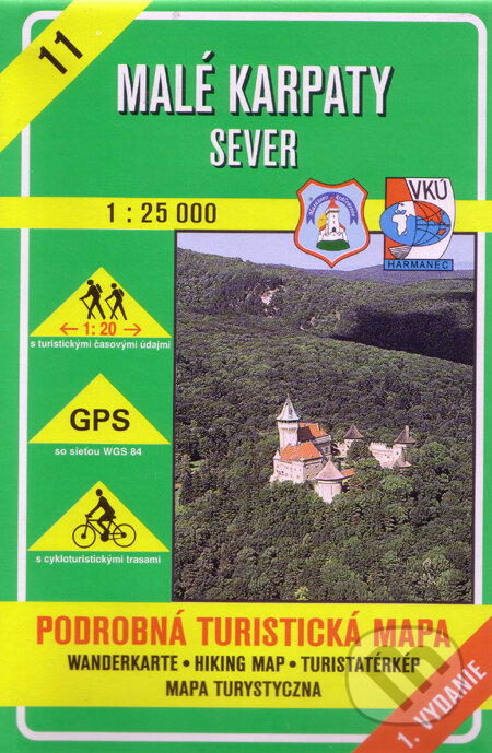 Malé Karpaty - Sever - turistická mapa č. 11 - Kolektív autorov, VKÚ Harmanec, 2003