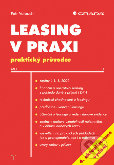 E-kniha: Leasing v praxi - 4. aktualizované vydání (Petr Valouch). Grada, 2009