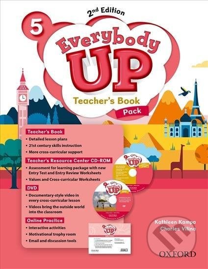 Everybody Up 5: Teacher´s Book Pack with DVD, Online Practice and Teacher´s Resource Center CD-ROM, 2nd - Kathleen Kampa, Oxford University Press, 2016