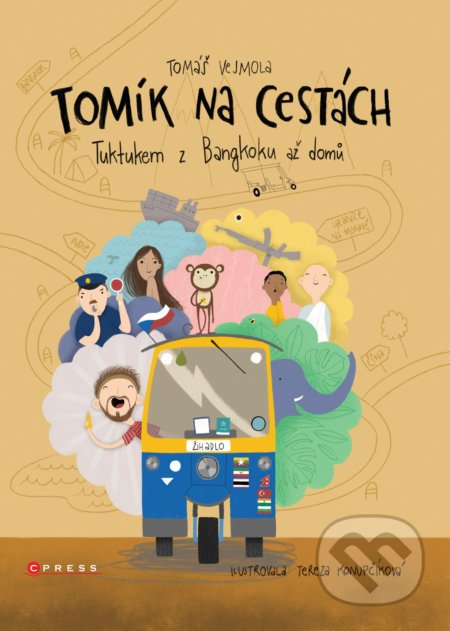Tomík na cestách - Tomáš Vejmola, Tereza Konupčíková (ilustrátor), CPRESS, 2022