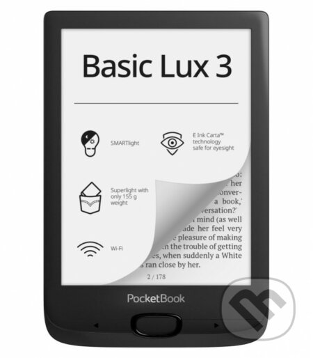 PocketBook 617 Basic Lux 3 Ink Black, PocketBook, 2022