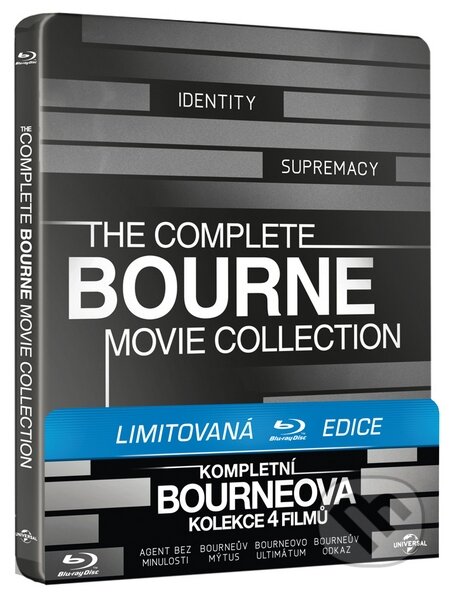 Bourne 1- 4 steelbook - Doug Liman, Tony Gilroy, Paul Greengrass, Filmaréna, 2013