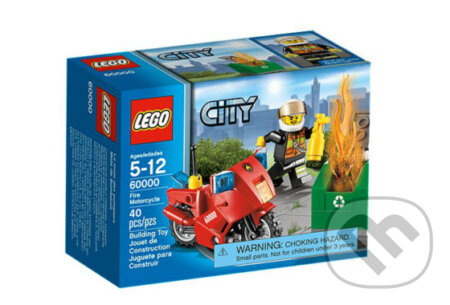 LEGO City 60000 Hasičská motorka, LEGO, 2013