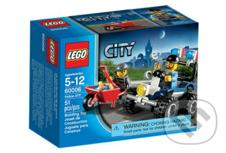 LEGO City 60006 Policejní čtyřkolka, LEGO, 2013