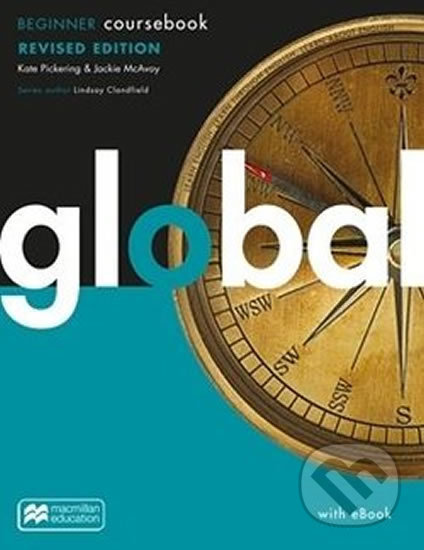 Global Revised Beginner - Coursebook + eBook, MacMillan, 2019