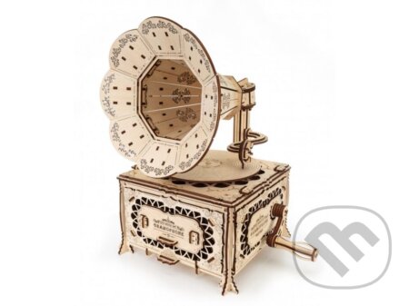 Gramofón - puzzle z kategorie 3D puzzle