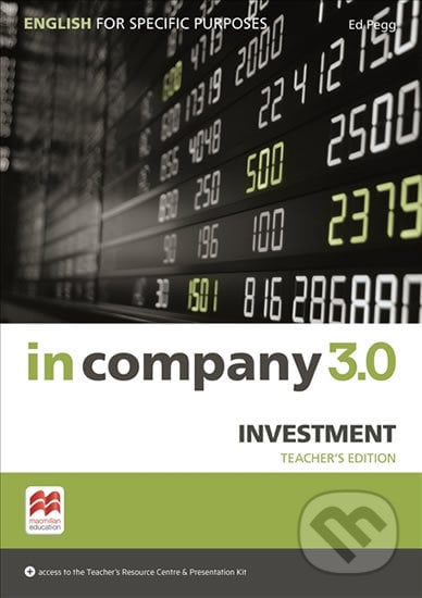 In Company 3.0: Investment Teacher´s Edition - Claire Hart, MacMillan, 2017
