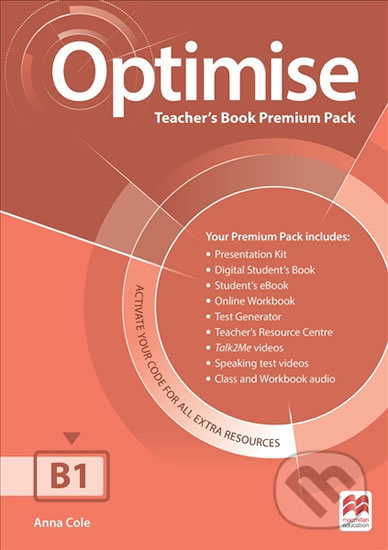 Optimise B1: Teacher´s Book Premium Pack - Anna Cole, MacMillan, 2017