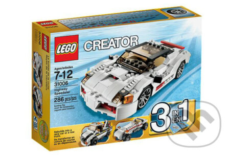 LEGO CREATOR 31006 - Diaľničné pretekárske autíčko, LEGO, 2013
