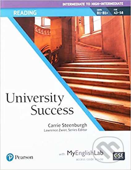 University Success Intermediate: Reading Students´ Book w/ MyEnglishLab, Pearson, 2017