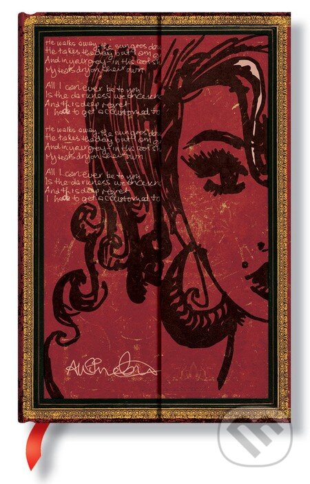Paperblanks - Amy Winehouse, Tears Dry (Mini, linajkový)