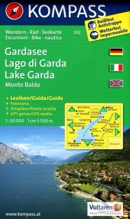 Gardasee / Lago di Garda / Lake Garda, Kompass, 2012