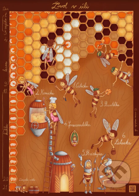 Život v úli (Puzzle 70 dielikov) - Helena Proková - hra z kategorie Společenské hry