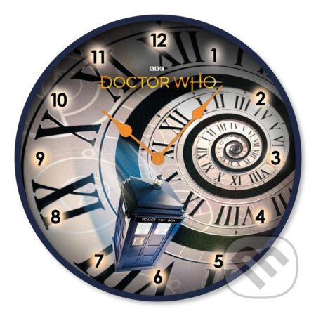 Nástenné hodiny Doctor Who - Time Spiral, Pyramid International, 2022