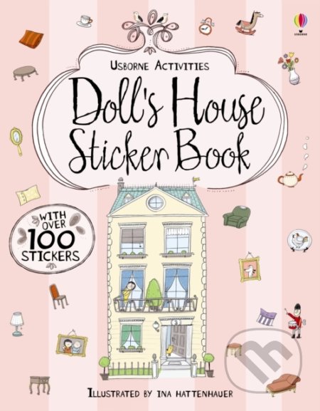 Doll&#039;s House Sticker Book - Anna Milbourne, Ina Hattenhauer (Ilustrátor), Usborne, 2021