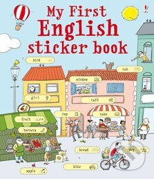My first English sticker book - Sue Meredith, Usborne, 2016