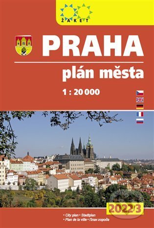 Praha - knižní plán města 2022/23, Žaket, 2022