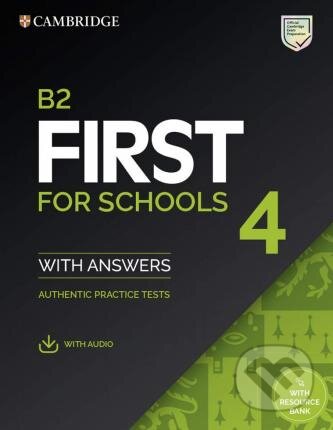 Kniha: B2 First for Schools 4  Authentic Practice Tests (Cambridge University Press)