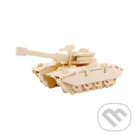Tank (Drevrné 3D puzzle) - puzzle z kategorie Umělecké