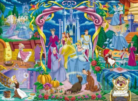 Puzzle: Popoluškin príbeh (Clementoni)