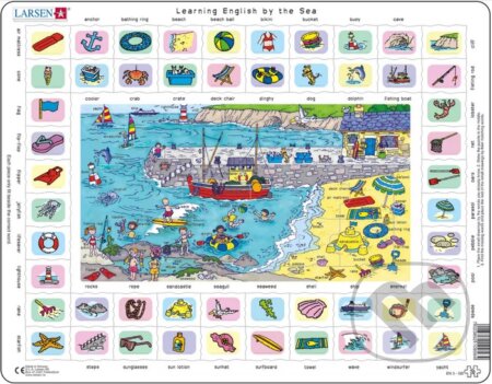 Learning English by the Sea - puzzle z kategorie Naučné puzzle