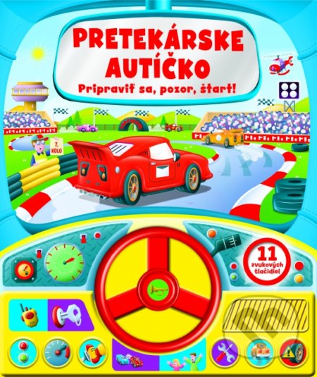 Pretekárske autíčko - Pripraviť sa, pozor, štart! - Books Igloo, Rebo, 2022