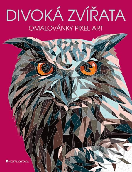 Omalovánky Pixel Art - Divoká zvířata - Max Jackson, Grada, 2022