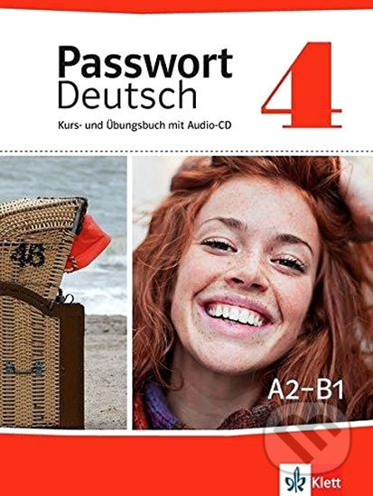 Passwort Deutsch neu  4 (A2-B1) – Kurs/Übungsbuch + CD, Klett, 2017