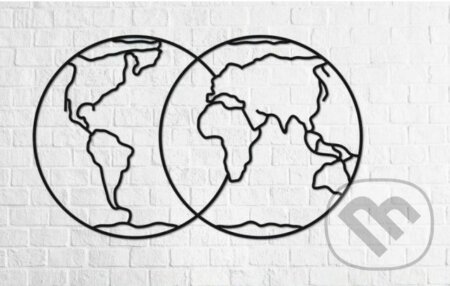 Zemské pologule (Nástenné puzzle)
